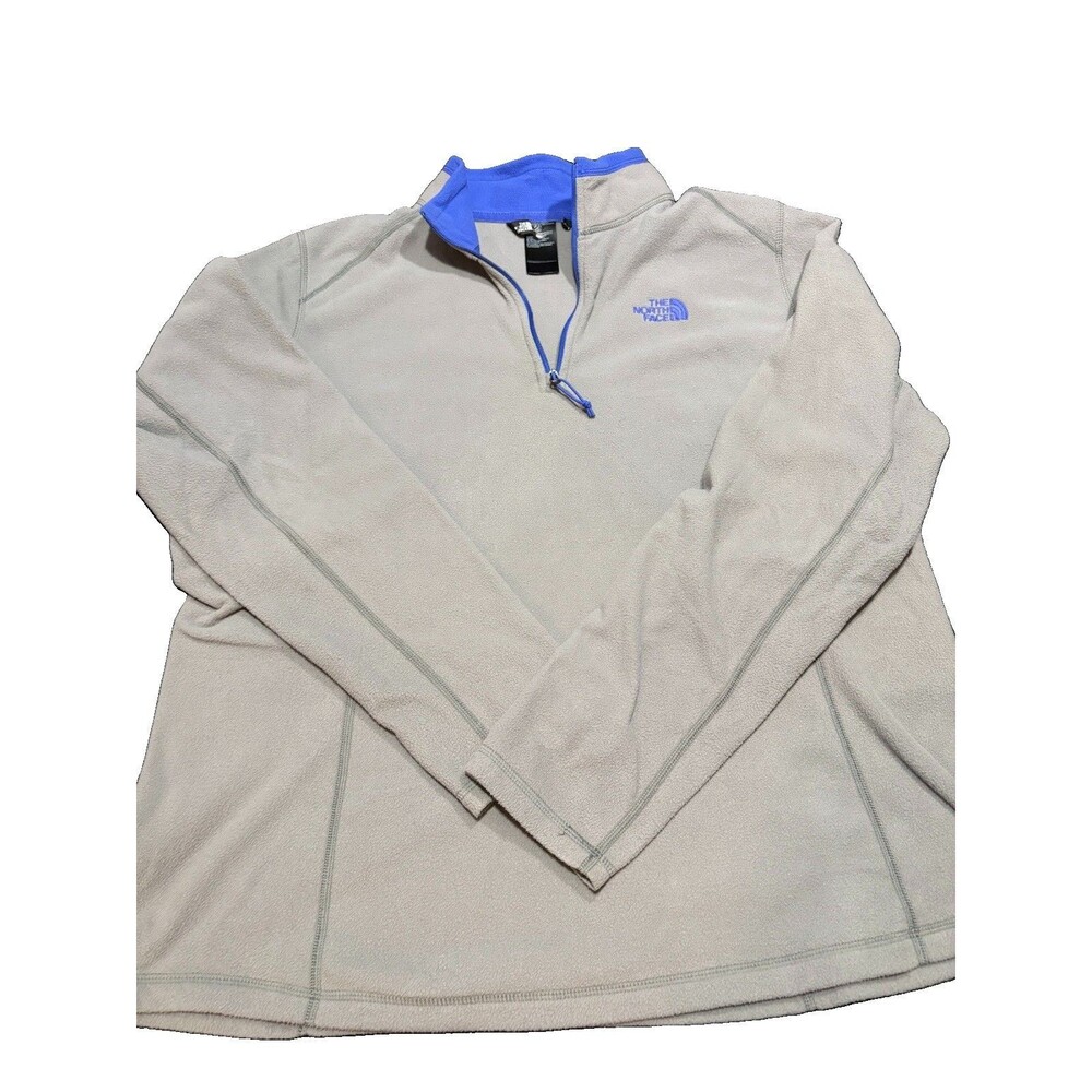 The North Face Women’s Glacier Fleece 1/4 Zip Gray Lightweight Gorpcore Size XXL